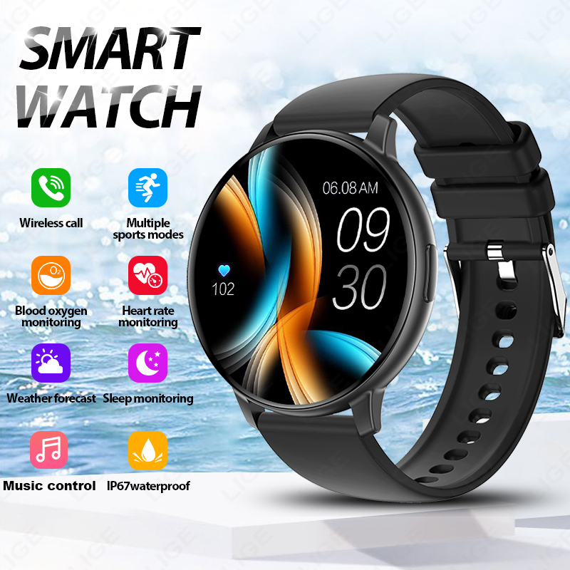 Watches Ladies Smartwatch - LIGE นาฬิกาสมาร์ทวอทช์รุ่นใหม่ ขนาด 1.43 นิ้ว รองรับการโทรผ่านบลูทูธ