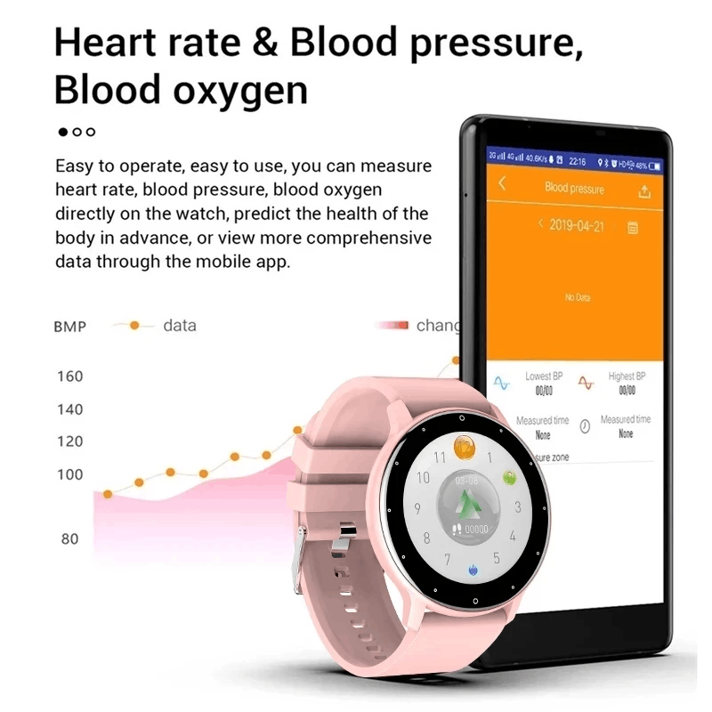 LIGE นาฬิกาสมาร์ทแบนด์สำหรับผู - Watches Ladies Smartwatch บทวิจารณ์และราคา