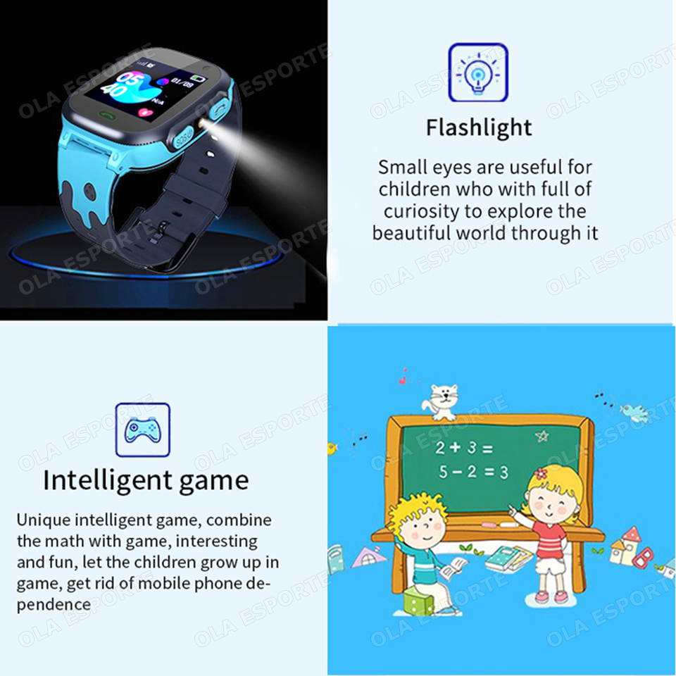 นาฬิกาอัจฉริยะสำหรับเด็ก รุ่นใ - Smartwatch Watches For Kids With Gps บทวิจารณ์และราคา