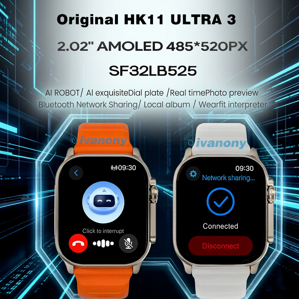 สมาร์ทวอทช์รุ่นใหม่ HK11 Ultra - Smartwatch Watches Price บทวิจารณ์และราคา