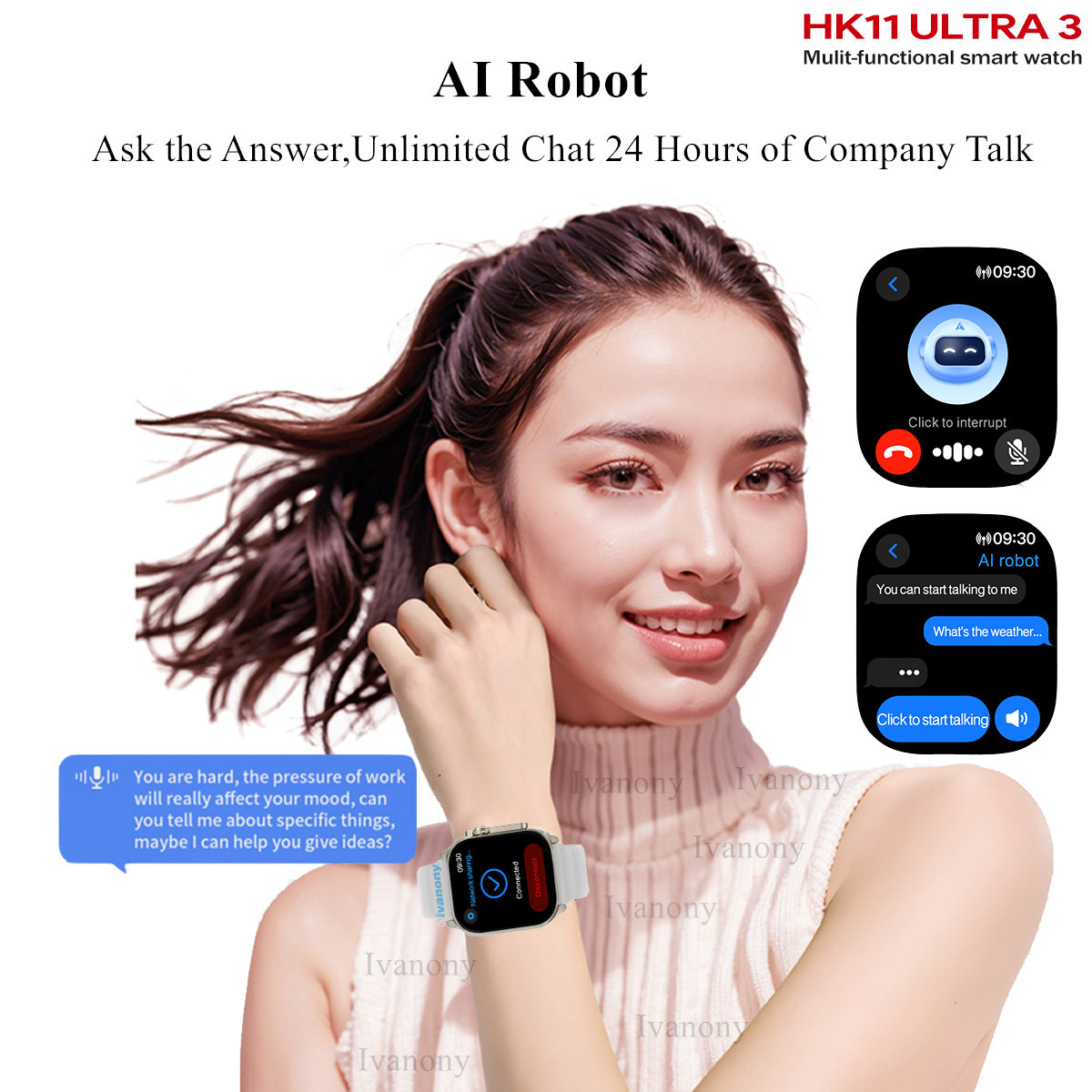 สมาร์ทวอทช์รุ่นใหม่ HK11 Ultra - Smartwatch Watches Price บทวิจารณ์และราคา