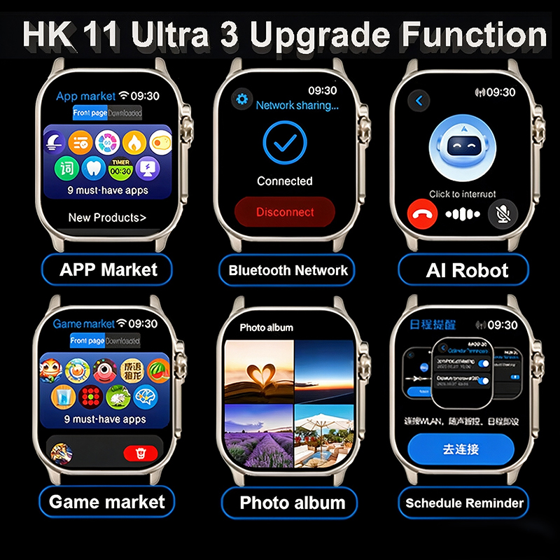 นาฬิกาใหม่ HK11 Ultra 3 สมาร์ท - Smartwatch Watches For Women With Gps บทวิจารณ์และราคา