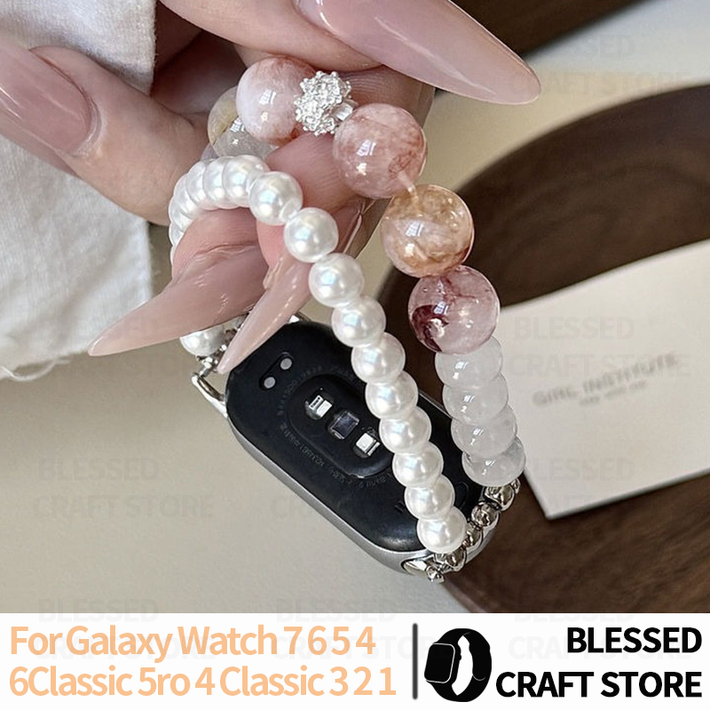 สร้อยข้อมือคริสตัลมุกธรรมชาติส - Smartwatch Vintage Watches For Women บทวิจารณ์และราคา