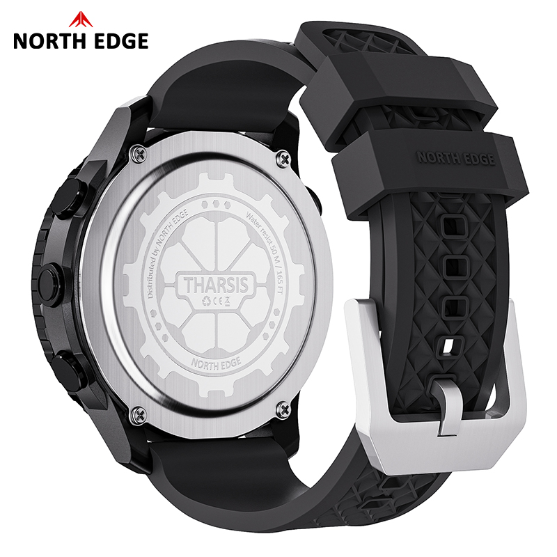 นาฬิกาดิจิตอลคาร์บอนไฟเบอร์ NO - Altimeter Compass Watch บทวิจารณ์และราคา