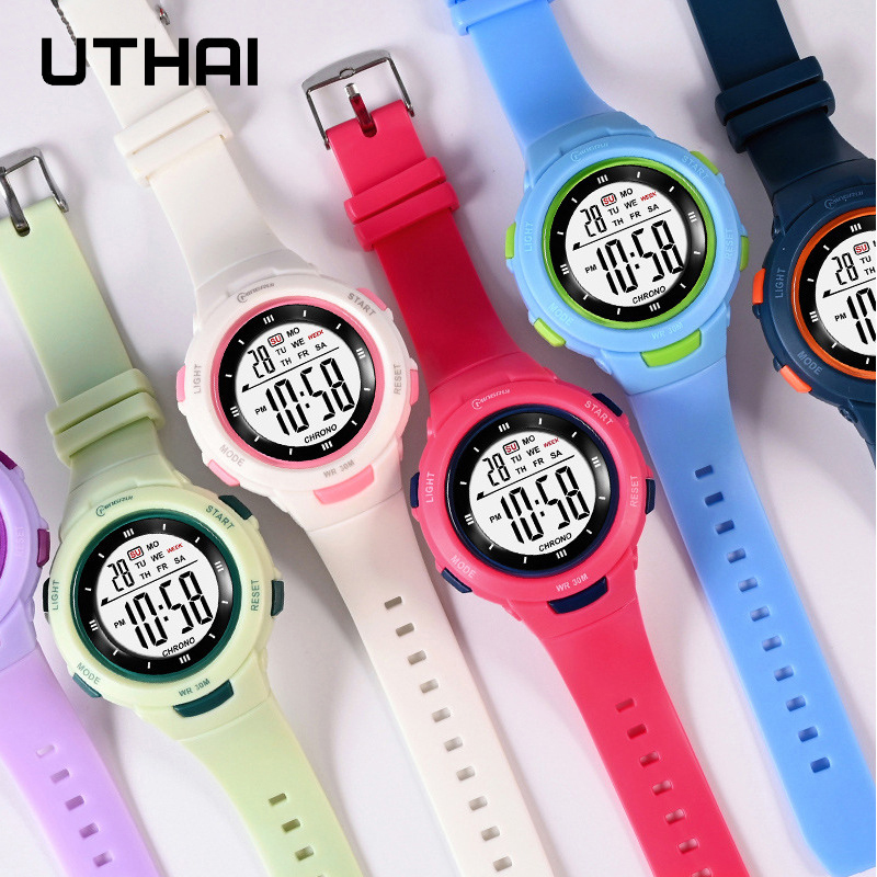 อุทัย CE49 นาฬิกาเด็กแฟชั่นนาฬ - Smartwatch Digital Watches For Kid Girl บทวิจารณ์และราคา