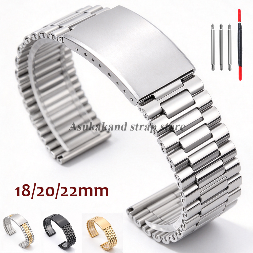 สายนาฬิกาโลหะ ขนาด 18 มม. 20 ม - Watches Rolex Smartwatch บทวิจารณ์และราคา