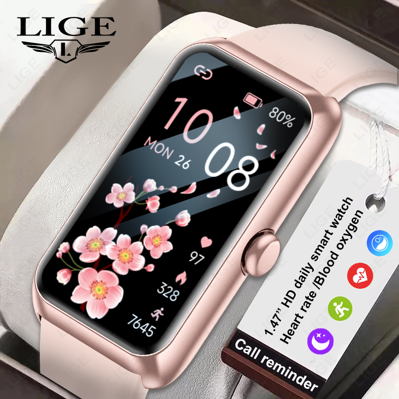 LIGE นาฬิกาสมาร์ทแฟชั่นใหม่สำห - Watches Ladies Smartwatch บทวิจารณ์และราคา