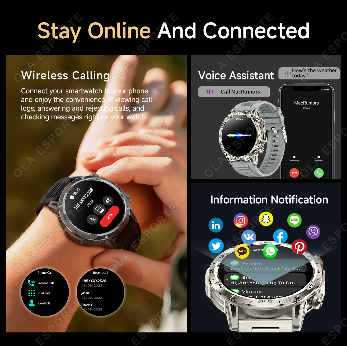 สมาร์ทวอทช์ GPS รุ่นใหม่ปี 202 - Altimeter Compass Watch บทวิจารณ์และราคา