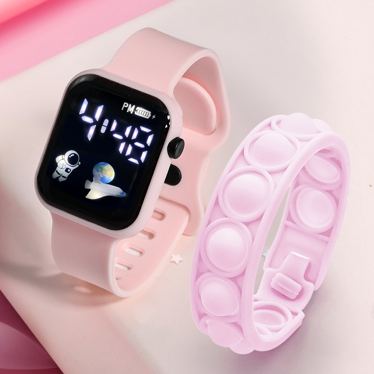 สร้อยข้อมือสมาร์ทวอท์ชสำหรับเด - Smartwatch Watches For Girls บทวิจารณ์และราคา